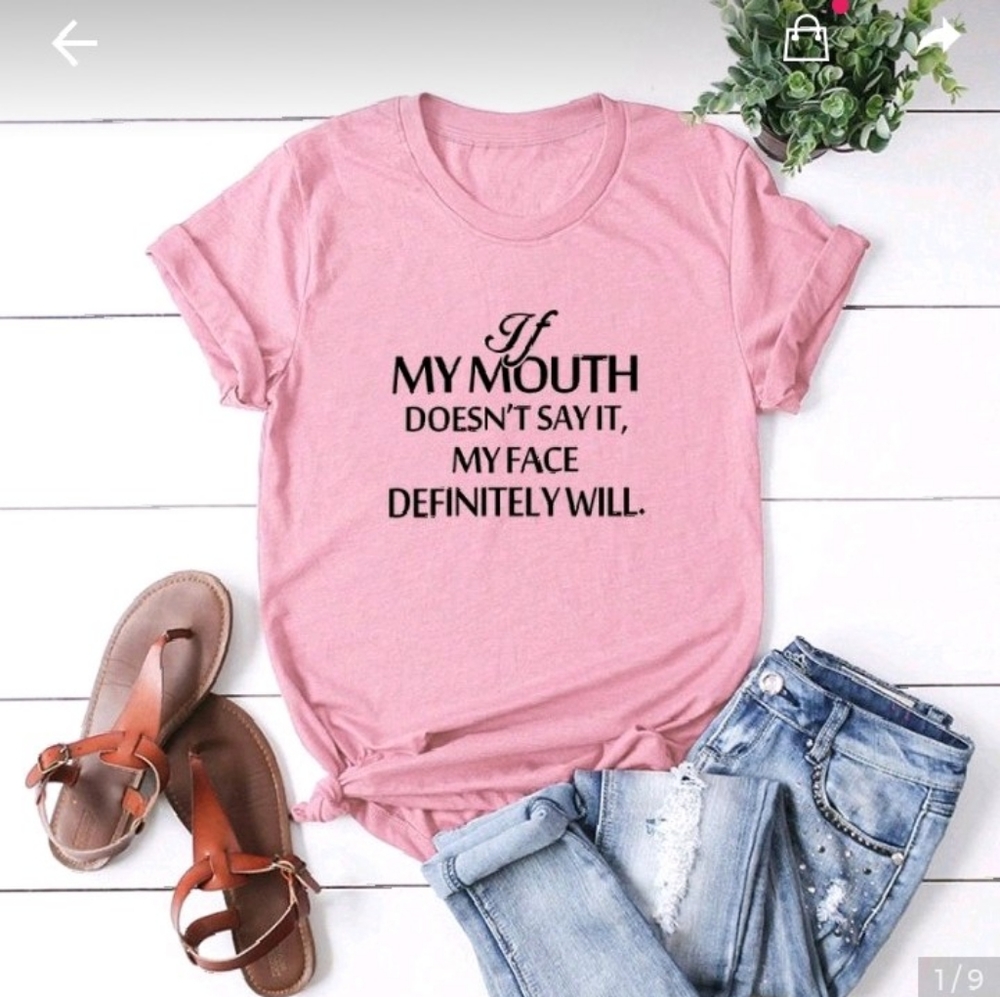 Adorable statement Tshirt NWOT